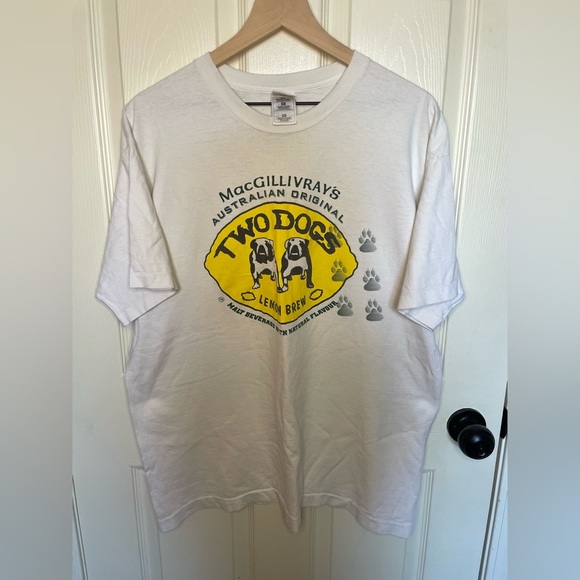 Vintage Other - Vintage 1990’s MacGillivray’s Australian Original Two Dogs Lemon Brew Tee
